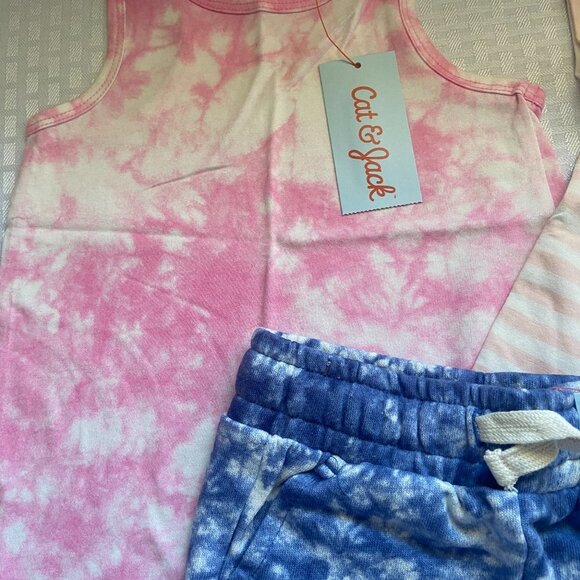 3 Pieces of Cat & Jack 2T 1 Short & 2 Tops Bundle - Picture 3 of 12